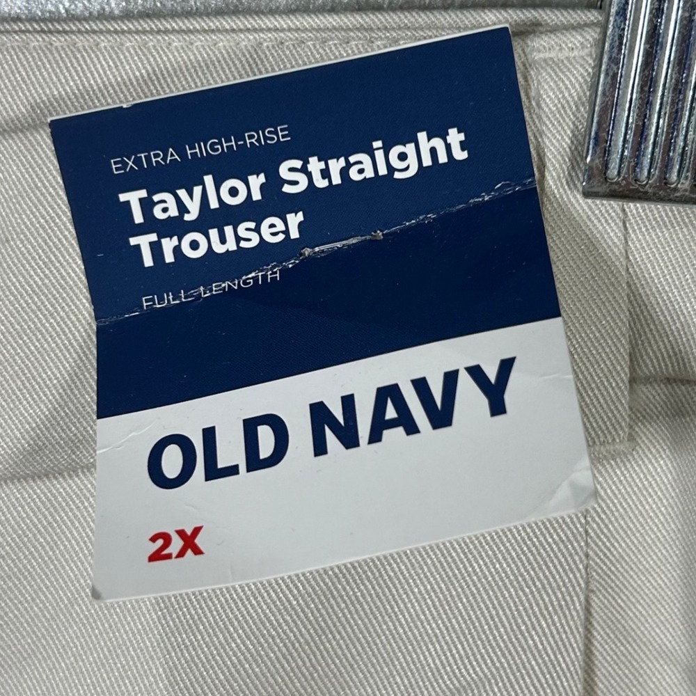 Old Navy Women's Pants Taylor Straight Trouser Cargo Size 2X Extra High Rise New - Picture 5 of 12